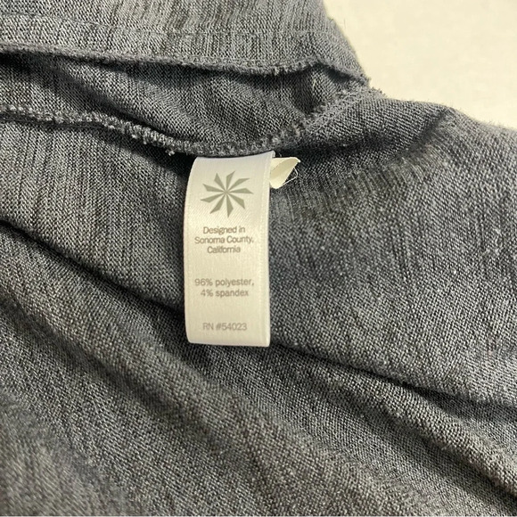 Athleta Blissful Hooded Charcoal Wrap Extra Small - Picture 4 of 8